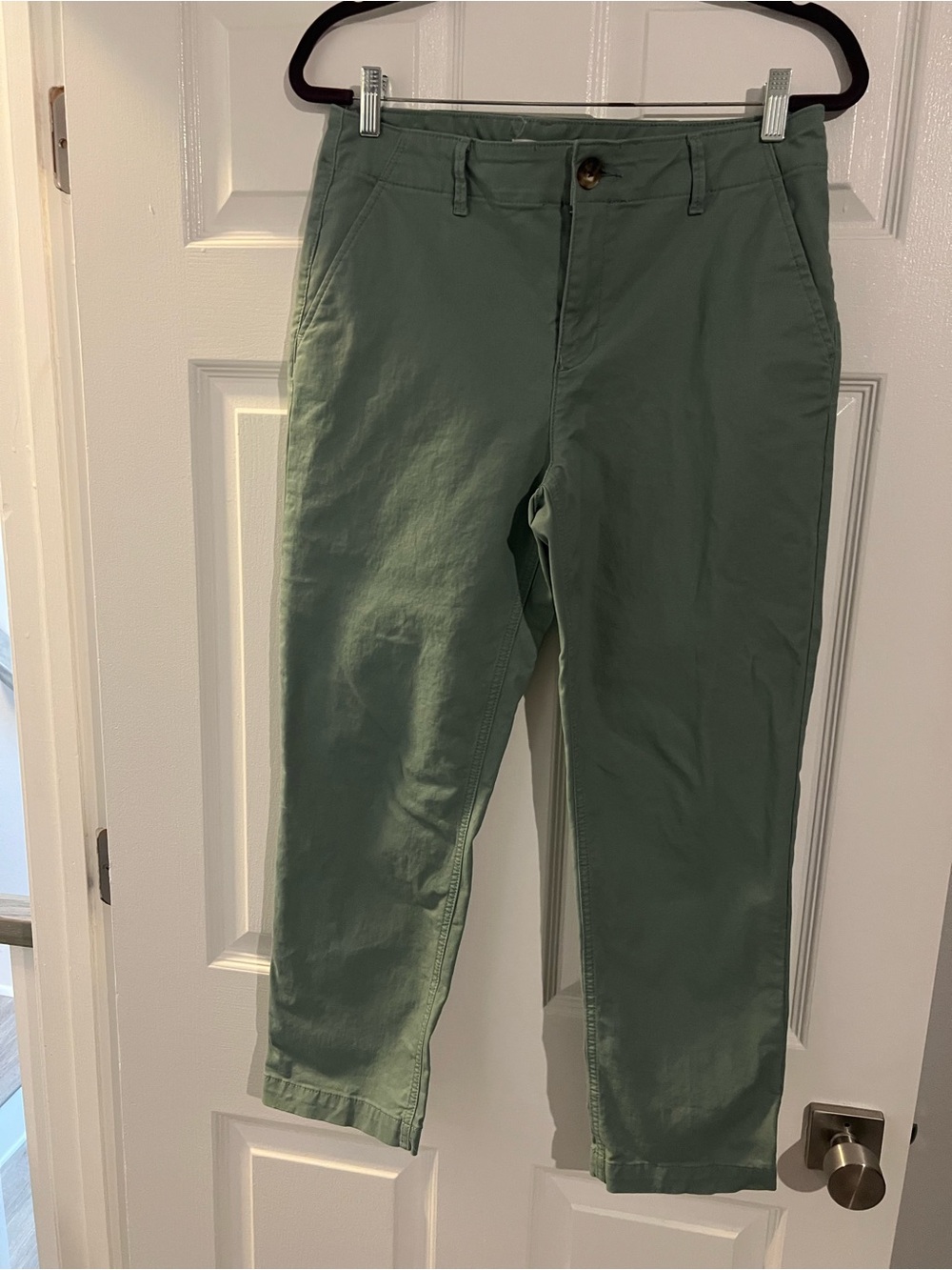 LOFT Olive Green Women's Chino Pants